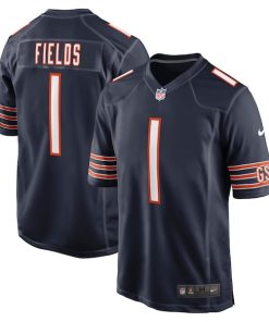 Justin Fields Chicago Bears Nike Youth Game Jersey - Navy