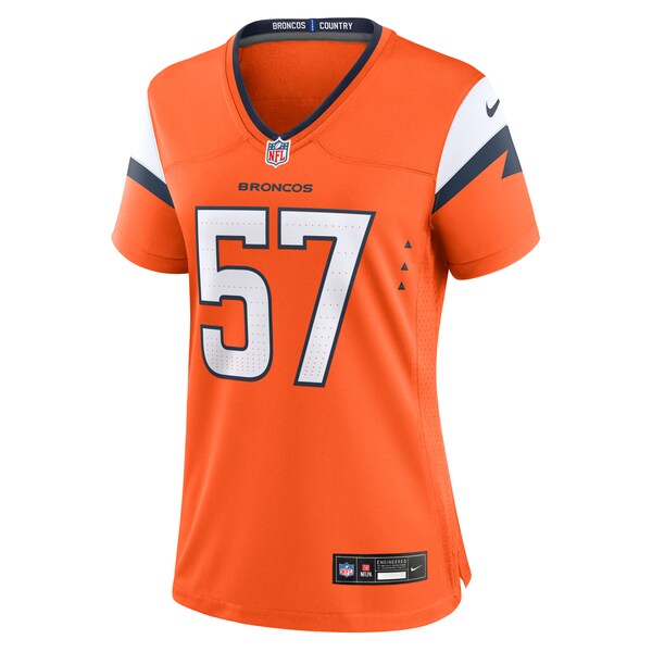 Kristian Welch Denver Broncos Nike Women's Team Game Jersey - Orange - Image 3
