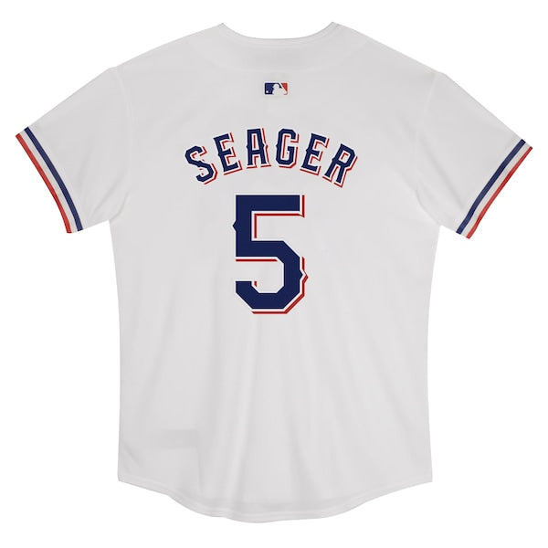 Corey Seager Texas Rangers Nike Preschool Game Jersey - White - Image 3
