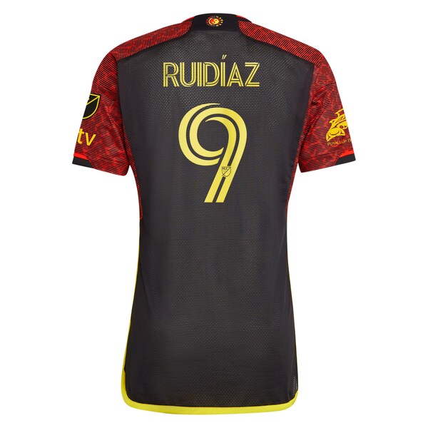 Raul Ruidiaz Seattle Sounders FC adidas 2024 The Bruce Lee Kit Authentic Jersey - Red - Image 3