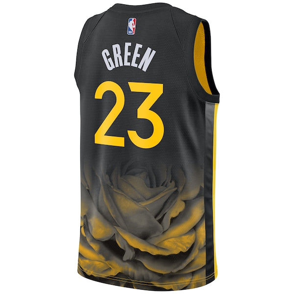 Draymond Green Golden State Warriors Nike Unisex 2022/23 Swingman Jersey - City Edition - Black - Image 3