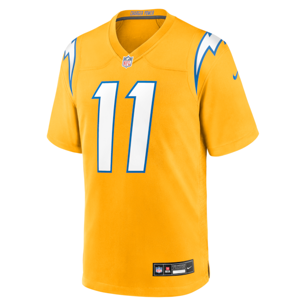 Cameron Dicker Los Angeles Chargers Nike Alternate Game Jersey - Gold/Navy/Powder Blue - Image 3