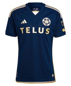Alternative view of Vancouver Whitecaps FC adidas 2024 The 50 Authentic Custom Jersey - Navy