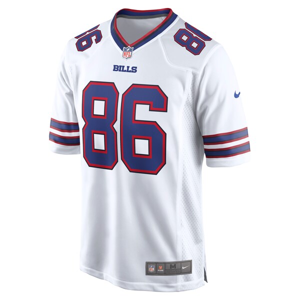 Dalton Kincaid Buffalo Bills Nike Game Jersey - White/Red - Image 5