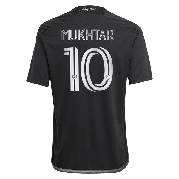 Hany Mukhtar Nashville SC adidas Youth 2024 Man In Black Kit Replica Player Jersey - Black - Image 3
