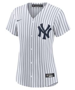 Alternative view of New York Yankees Nike Women's #1 Bride Home Replica Jersey - White