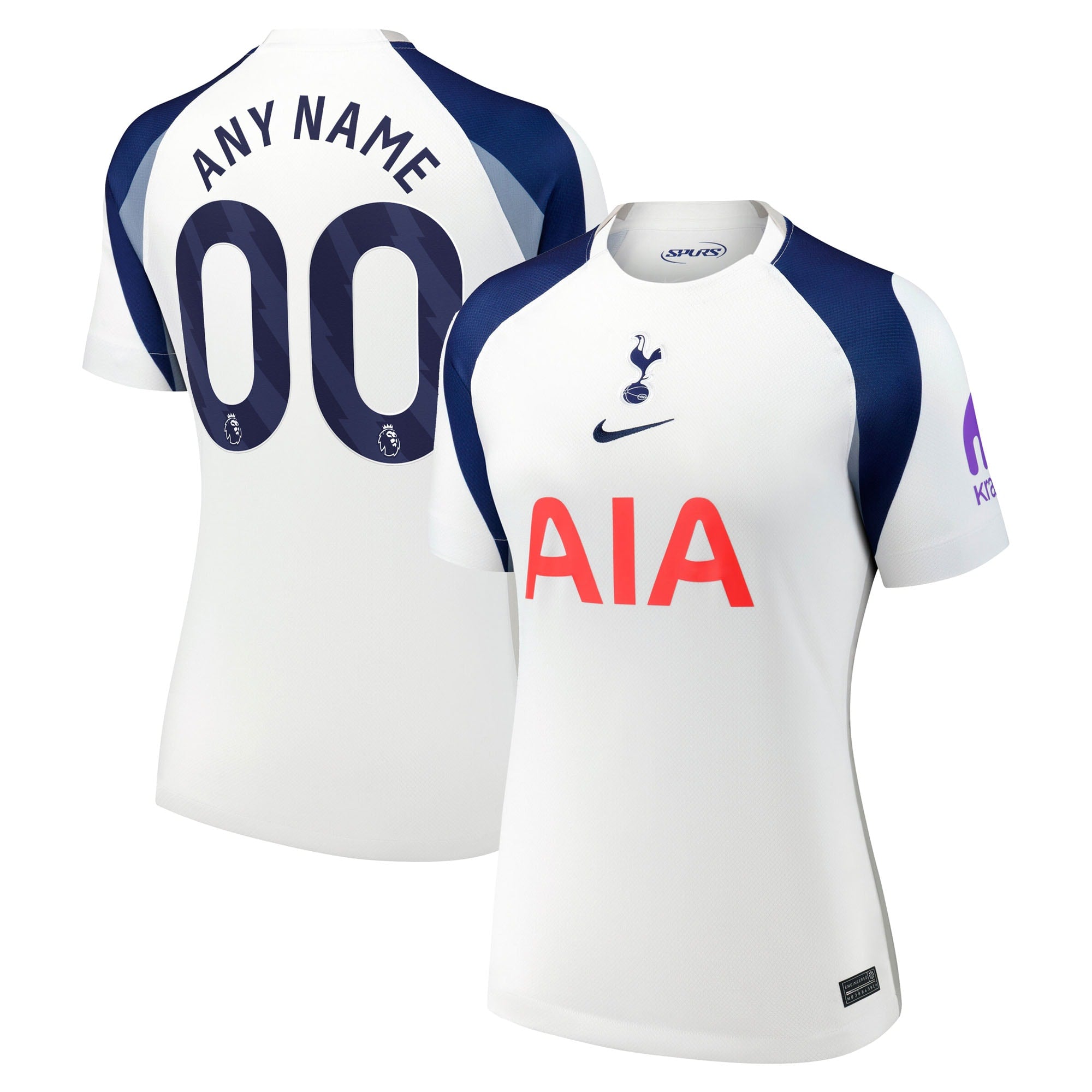 Tottenham Hotspur Nike Women's 2025/26 Third Replica Custom Jersey - Yellow/White - Image 5