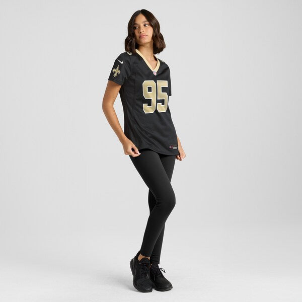 John Ridgeway III New Orleans Saints Nike Women's Game Jersey - Black - Image 5