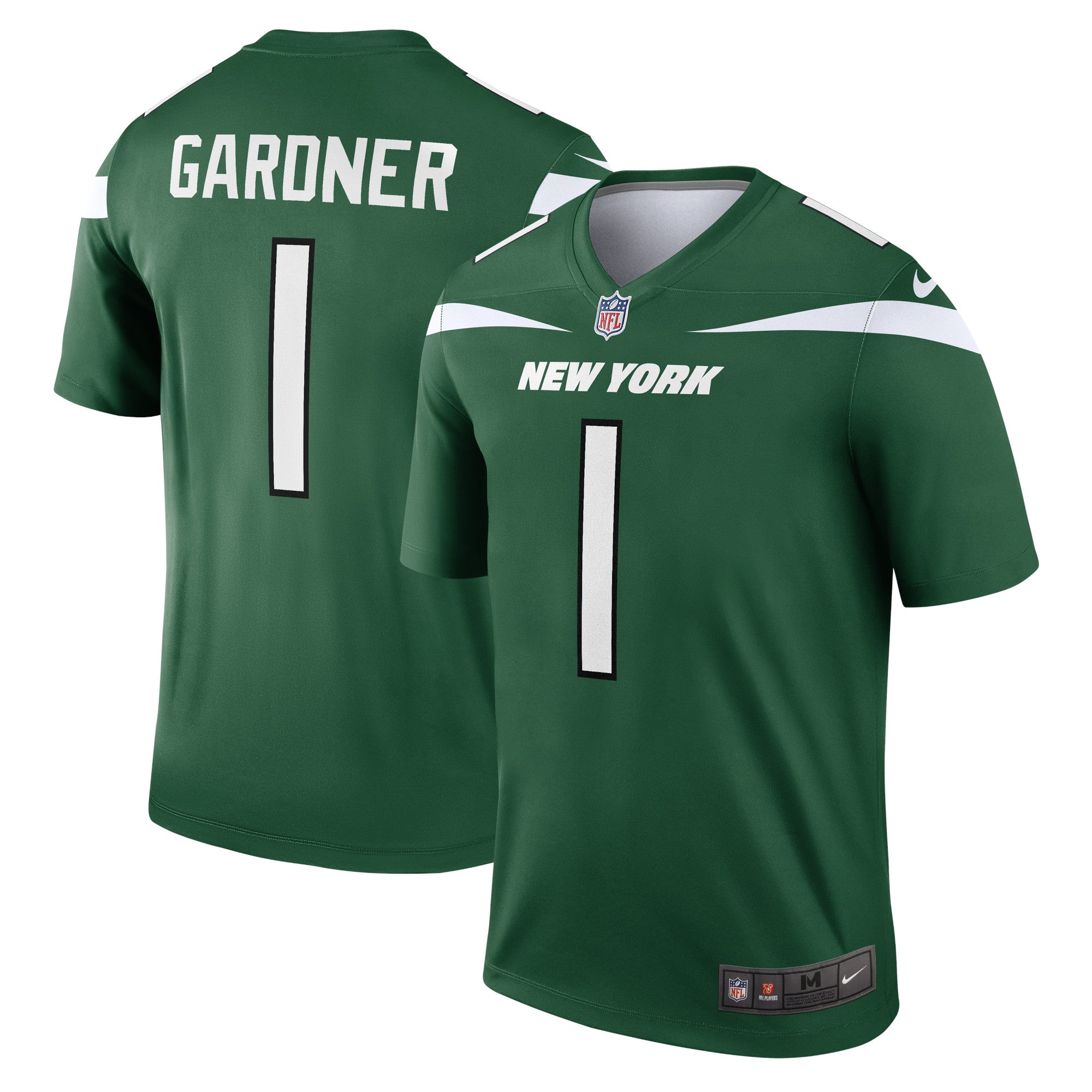 Sauce Gardner New York Jets Nike Alternate Legend Jersey - White/Green - Image 5