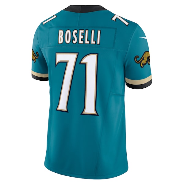 Tony Boselli Jacksonville Jaguars Nike Prowler Throwback Vapor F.U.S.E. Limited Retired Player Jersey - Teal - Image 3