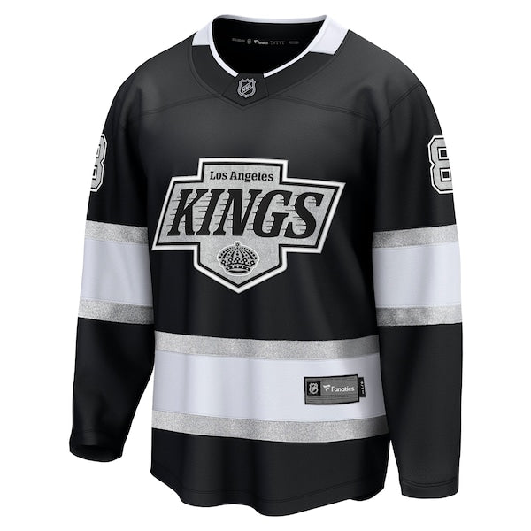 Drew Doughty Los Angeles Kings Home Premier Breakaway Player Jersey - Black - Image 2