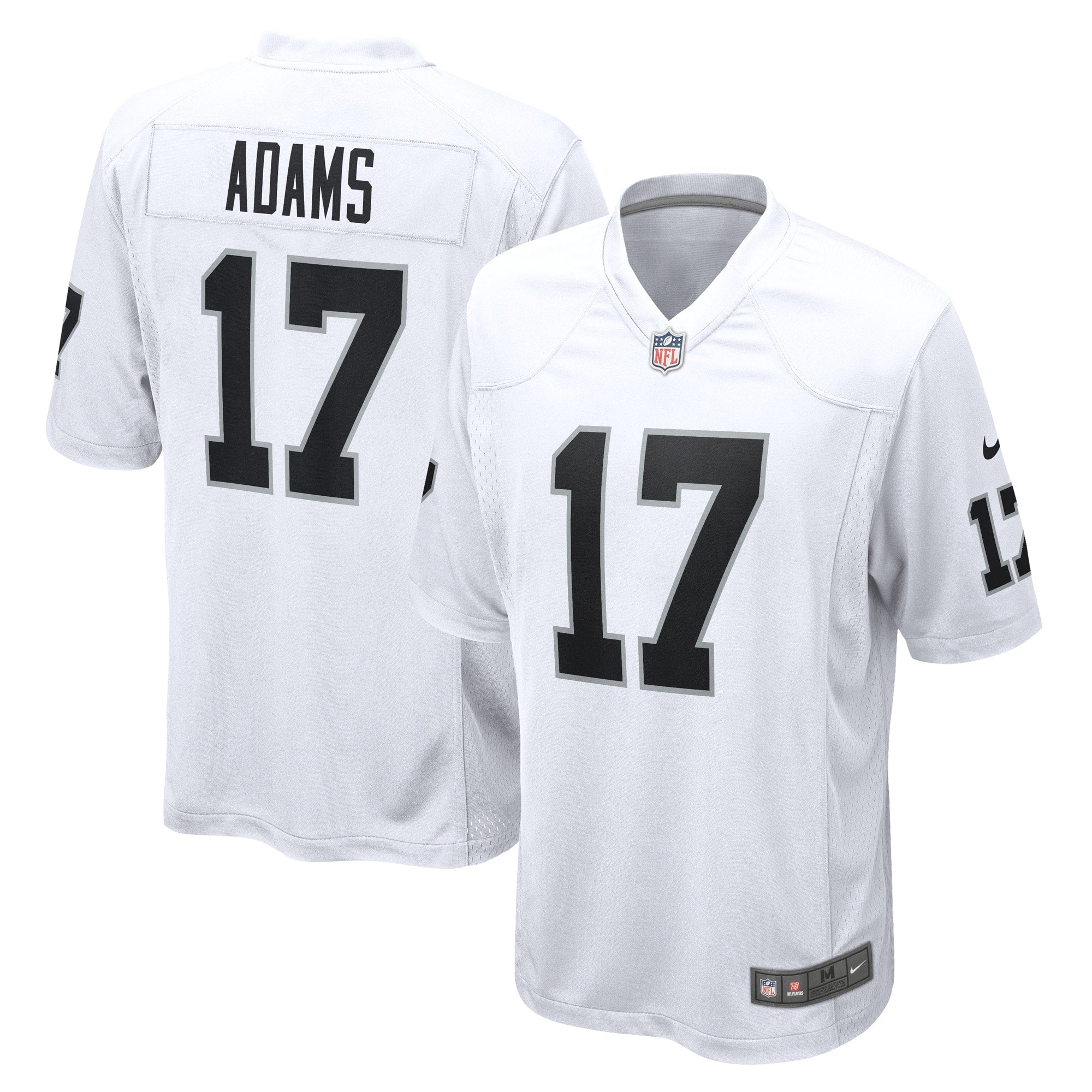 Davante Adams Las Vegas Raiders Nike Game Jersey - Black/White - Image 5