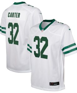 Michael Carter New York Jets Nike Youth Game Jersey - White