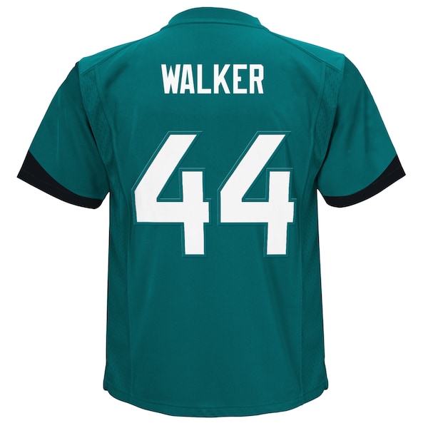 Travon Walker Jacksonville Jaguars Nike Preschool Game Jersey - Teal - Image 4