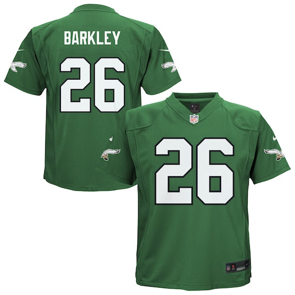Saquon Barkley Philadelphia Eagles Nike Preschool Alternate Player Game Jersey - Kelly Green/Green - Image 2