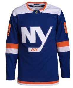 Alternative view of New York Islanders adidas  Alternate  Primegreen Authentic Custom Jersey - Royal