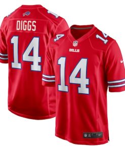 Stefon Diggs Buffalo Bills Nike Alternate Game Jersey - Red