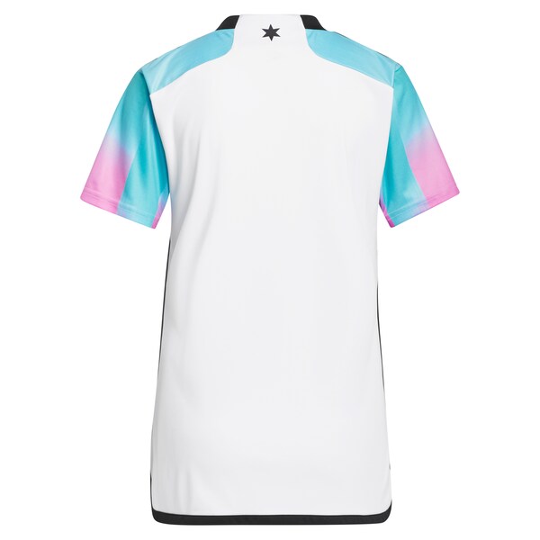 Minnesota United FC adidas Women's 2024 The Northern Lights Kit Replica Jersey - White - Image 3