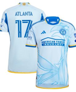 Atlanta United FC adidas 2024 The Resurgens Kit Authentic Jersey - Light Blue