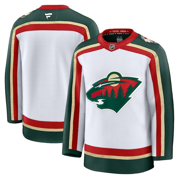 Minnesota Wild 25th Anniversary Premium Jersey - White/Green