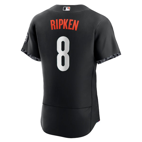 Cal Ripken?Baltimore Orioles Nike 2023 City Connect Authentic Player Jersey - Black - Image 3