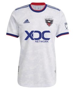 Alternative view of Russell Canouse D.C. United adidas 2022 The Marble Authentic Player Jersey - White