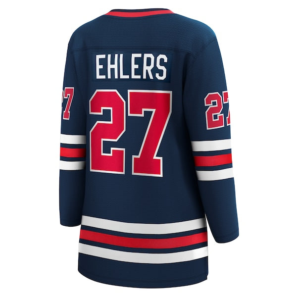 Nikolaj Ehlers Winnipeg Jets Women's Premier Breakaway Player Jersey - Navy - Image 3