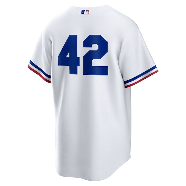 Texas Rangers Nike Home 2025 Jackie Robinson Day Replica Jersey - White - Image 3