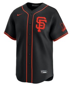 Alternative view of Jung Hoo Lee San Francisco Giants Nike Alternate Limited Player Jersey - Black