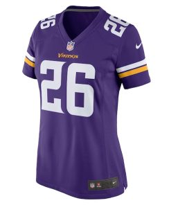 Alternative view of Kene Nwangwu Minnesota Vikings Nike Women's Game Jersey - Purple