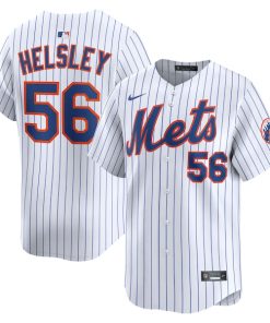 Ryan Helsley New York Mets Nike Home Limited Player Jersey - White/Black