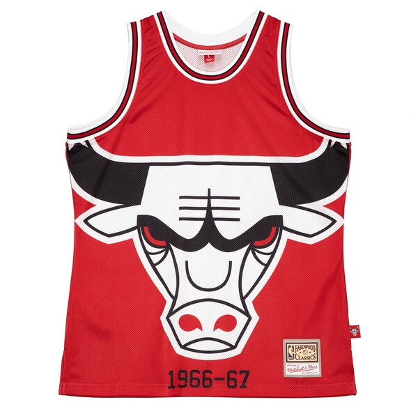 Chicago Bulls Hardwood Classics Blown Out Fashion Jersey - Red - Image 2