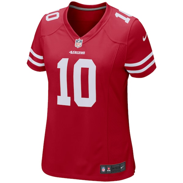 Jimmy Garoppolo San Francisco 49ers Nike Women's Game Player Jersey - Scarlet - Image 2
