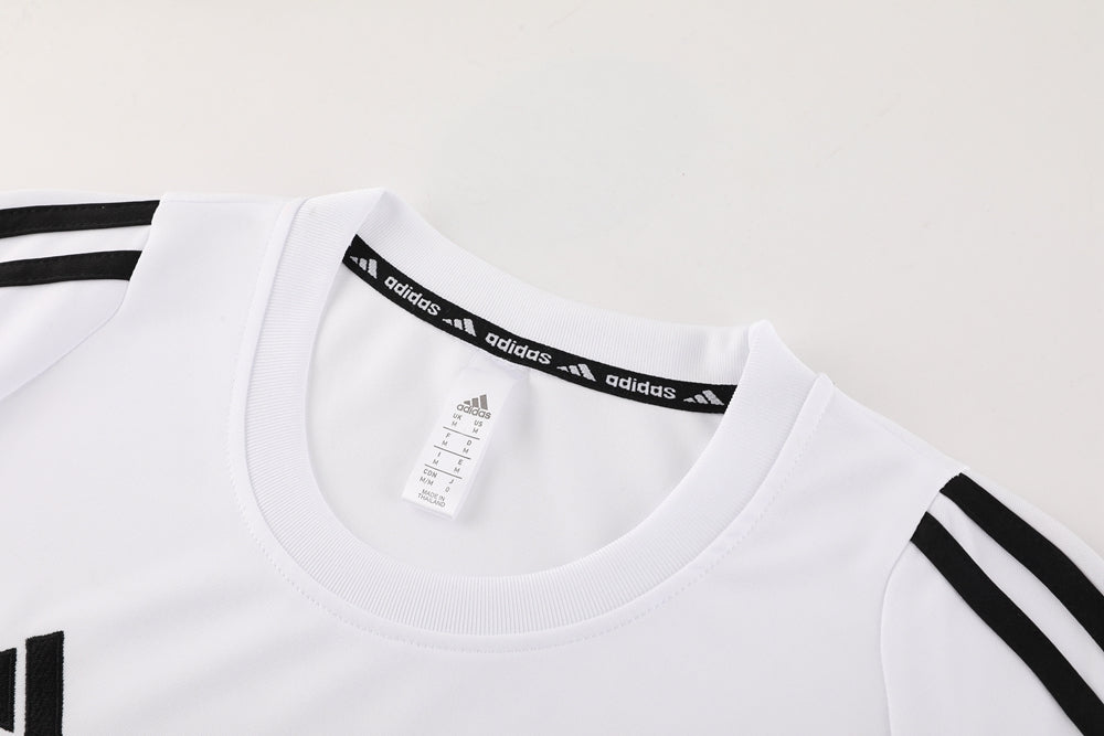 Adidas Short Sleeve Training Jersey Set - AD06- White - Image 6