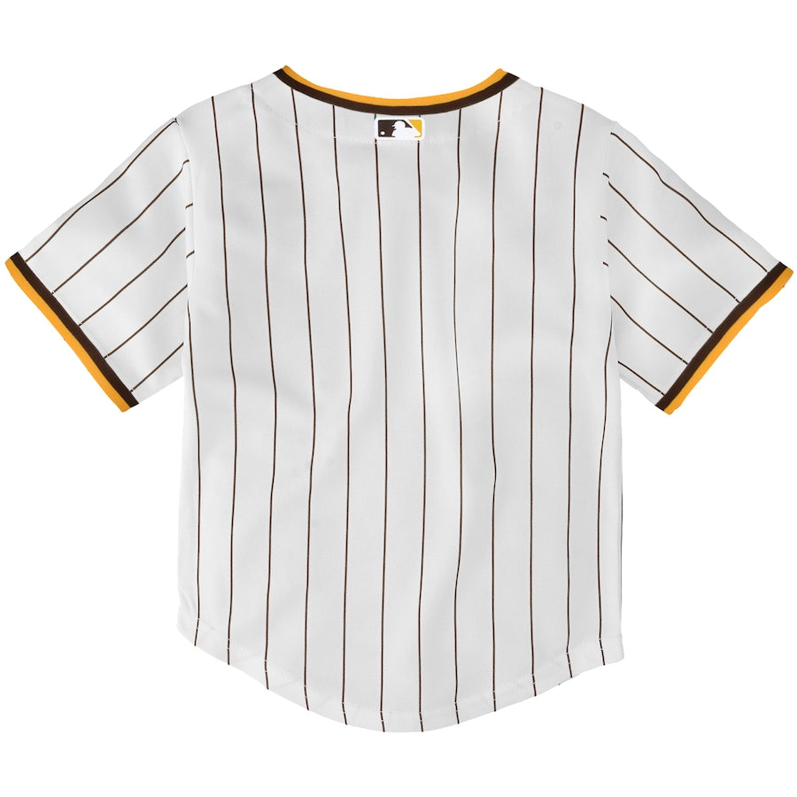 San Diego Padres Nike Toddler Replica Team Jersey - White - Image 3