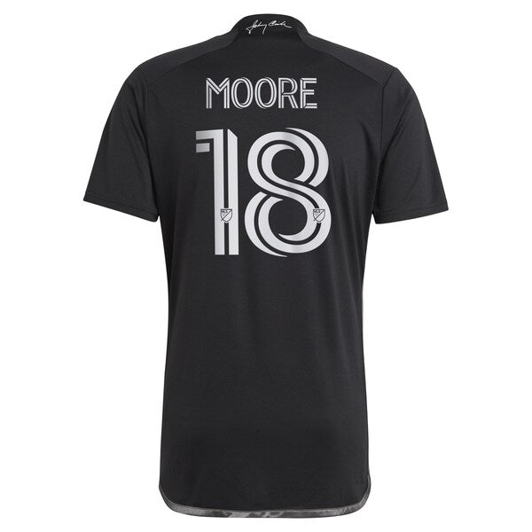 Shaq Moore Nashville SC adidas 2024 Man In Black Kit Replica Player Jersey - Black - Image 3