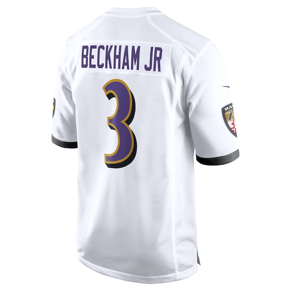 Odell Beckham Jr. Baltimore Ravens Nike Game Jersey - White - Image 3
