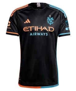 Alternative view of Mitja Ileni? New York City FC adidas 2024 24/7 Kit Authentic Player Jersey - Black