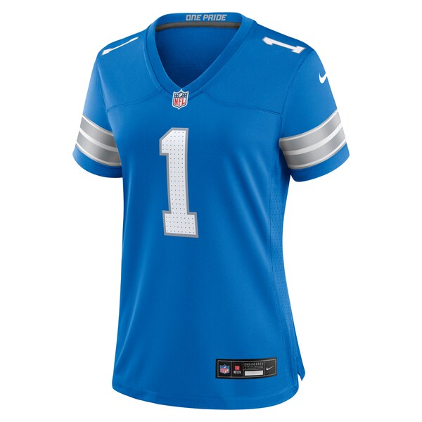 Number 1 Mom Detroit Lions Nike Game Jersey - Blue - Image 2
