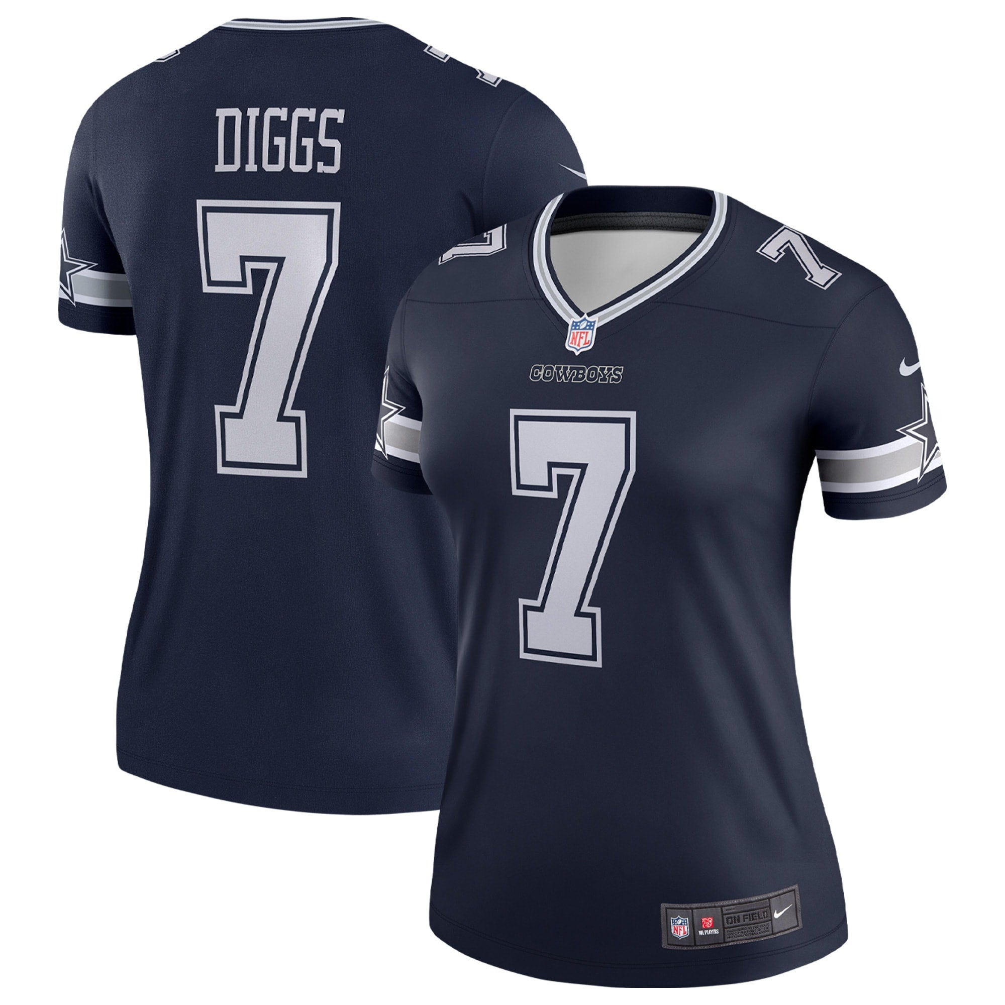 Trevon Diggs Dallas Cowboys Nike Women's Alternate Legend Jersey - White/Navy - Image 2
