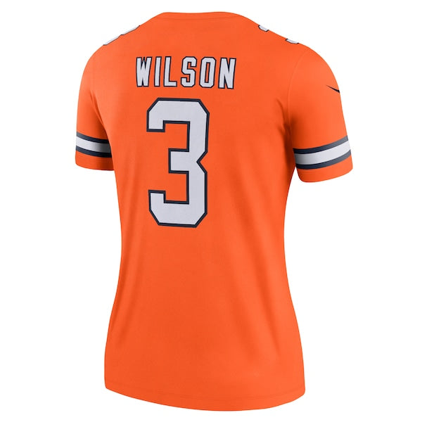 Russell Wilson Denver Broncos Nike Women's Team Alternate Legend Jersey - Orange - Image 3