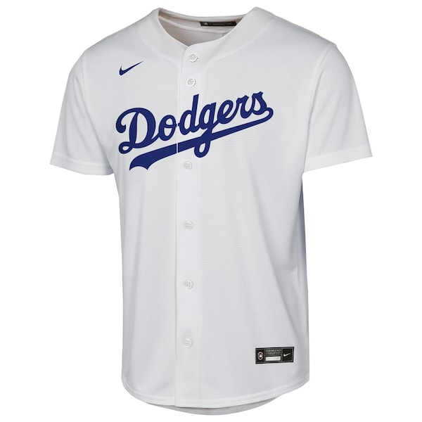 Los Angeles Dodgers Nike Youth Home Replica Jersey - White - Image 2