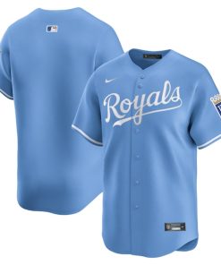 Kansas City Royals Nike Alternate Limited Jersey - Light Blue