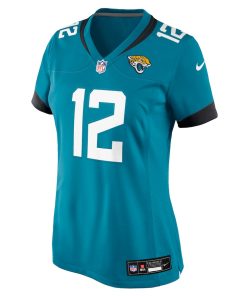 Alternative view of Travis Hunter Jacksonville Jaguars Nike Women's 2025 NFL Draft First Round Pick Team Game Player Jersey - Teal