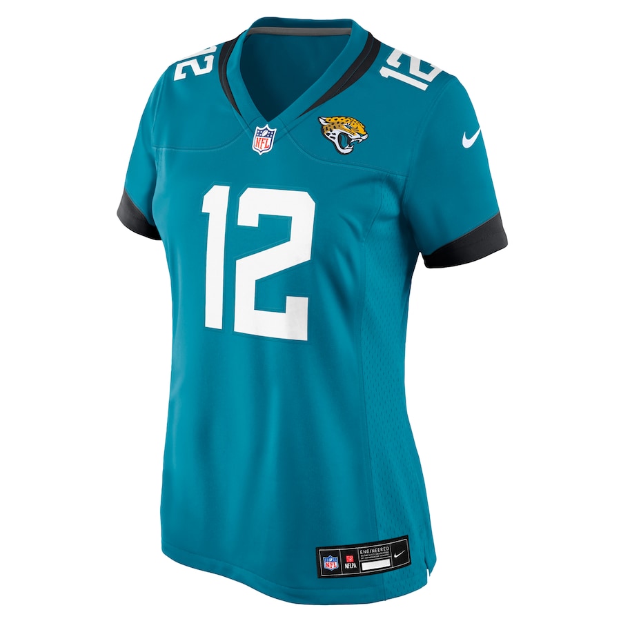 Travis Hunter Jacksonville Jaguars Nike Women's 2025 NFL Draft First Round Pick Team Game Player Jersey - Teal - Image 2