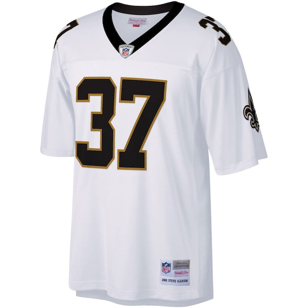 Steve Gleason New Orleans Saints Big & Tall 2006 Retired Player Replica Jersey - White - Image 2
