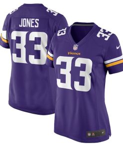 Aaron Jones Minnesota Vikings Nike Women's  Game Jersey -  Purple/White