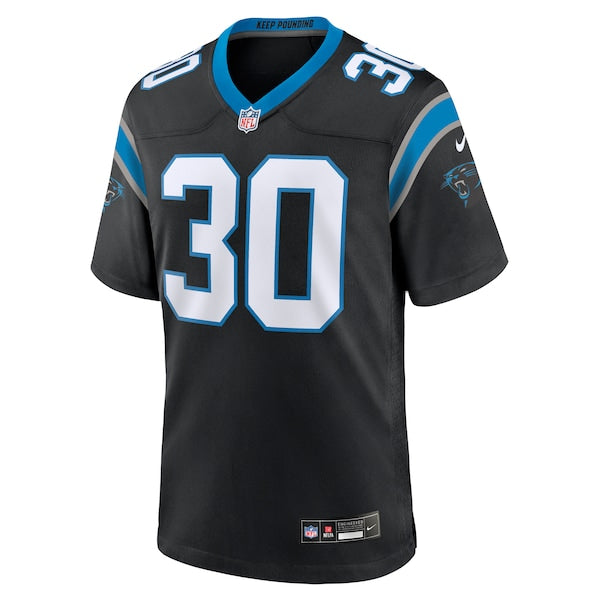 Chuba Hubbard Carolina Panthers Nike Team Game Jersey - Black - Image 2