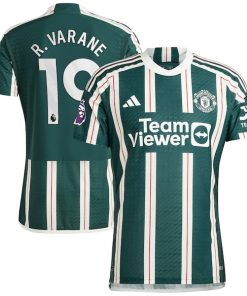 Raphael Varane Manchester United adidas 2023/24 Away Authentic Player Jersey - Green