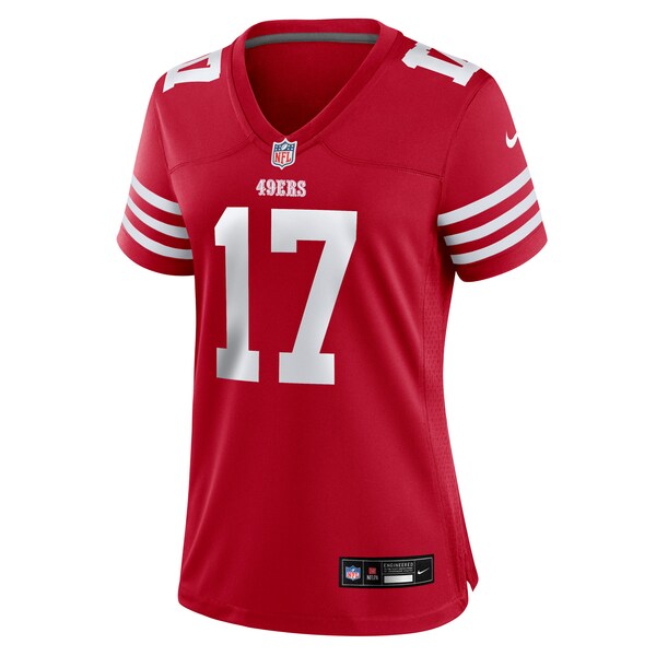 Jordan Watkins San Francisco 49ers Nike Women's Team Game Jersey - Scarlet - Image 2